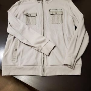 Calvin Klein casual mock neck zip jacket. Size XL